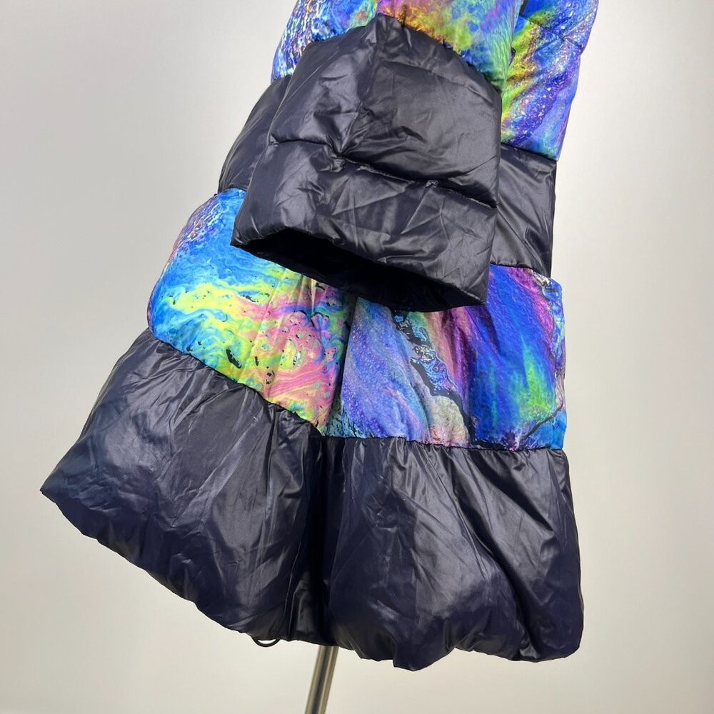NWOT MSGM Women's Down Puffer Jacket Size S Three-Quarter Sleeve - Picture 9 of 16